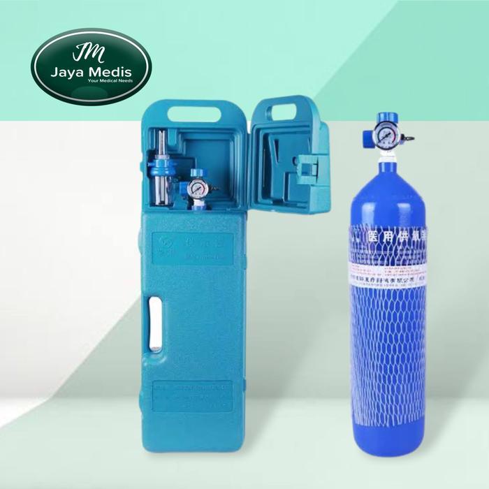 TABUNG OXYGEN PORTABLE FULL SET - 4 LITER