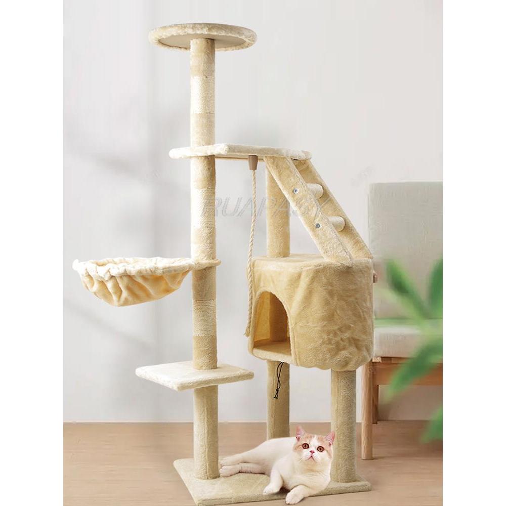 - Cat Scratcher Tower Home Furniture Cat Tree Tall Cat Tower Cat Condo