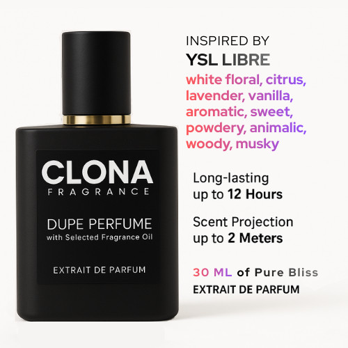 Extrait Parfum Wanita YeSL Liibre - Clona Fragrance || The Dupe Inspired Perfume"