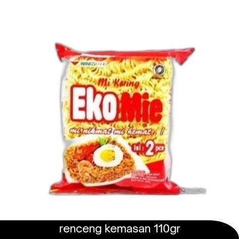 eko mie kering kemasan renceng 110gr