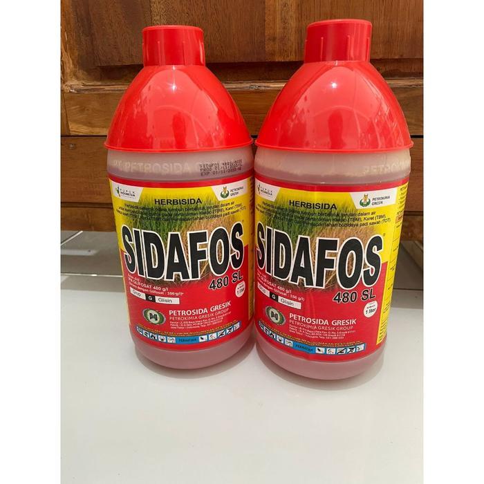 Sidafos 480SL Herbisida Sistemik 1 Liter/Herbisida Sidafos 480SL Kemasan 1 liter/Obat Pertanian