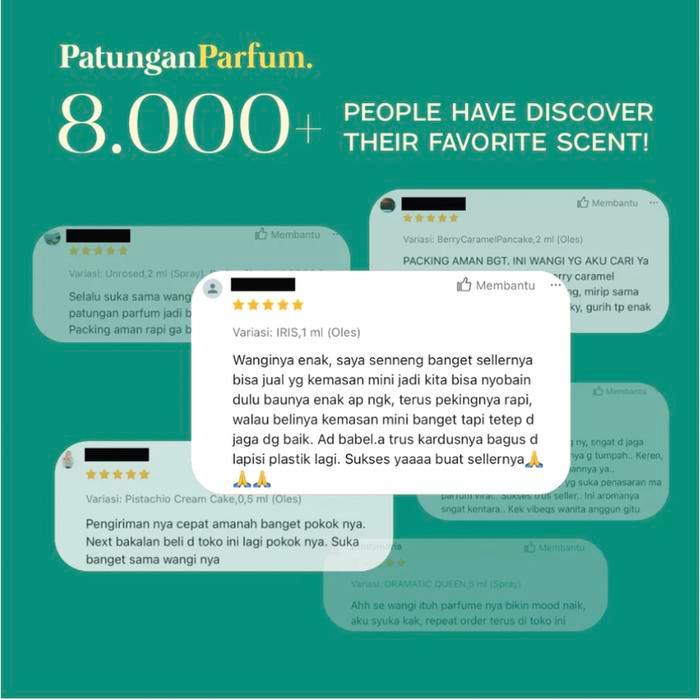 Decant Saudade - Bonsai We Kept First Ride Unopened Letter Pinky Promise Under The Rug Tangled