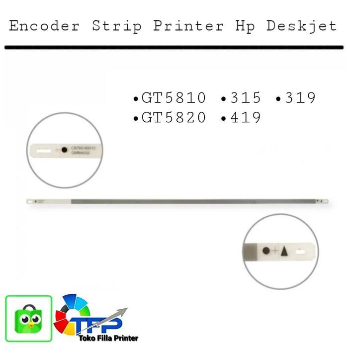 Encoder Strip Printer Hp Deskjet Gt5810 Gt5820 315 319 419