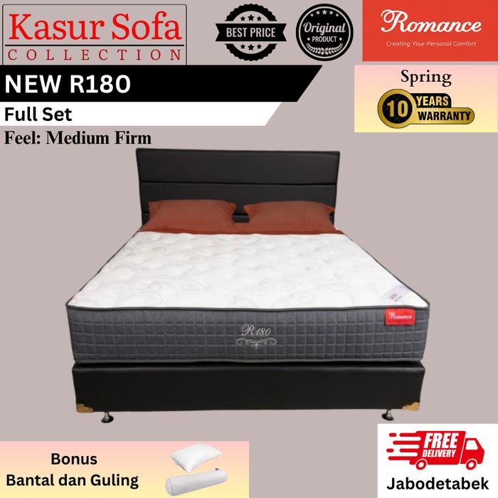Full Set Romance New R180 Kasur/Matrass/Mattress/Springbed Latex (Medium Firm)