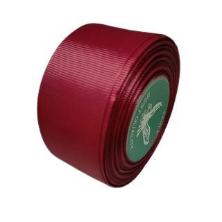 klpu- Pita Grossgrain Merah Maron Ukuran 4Cm Per Roll