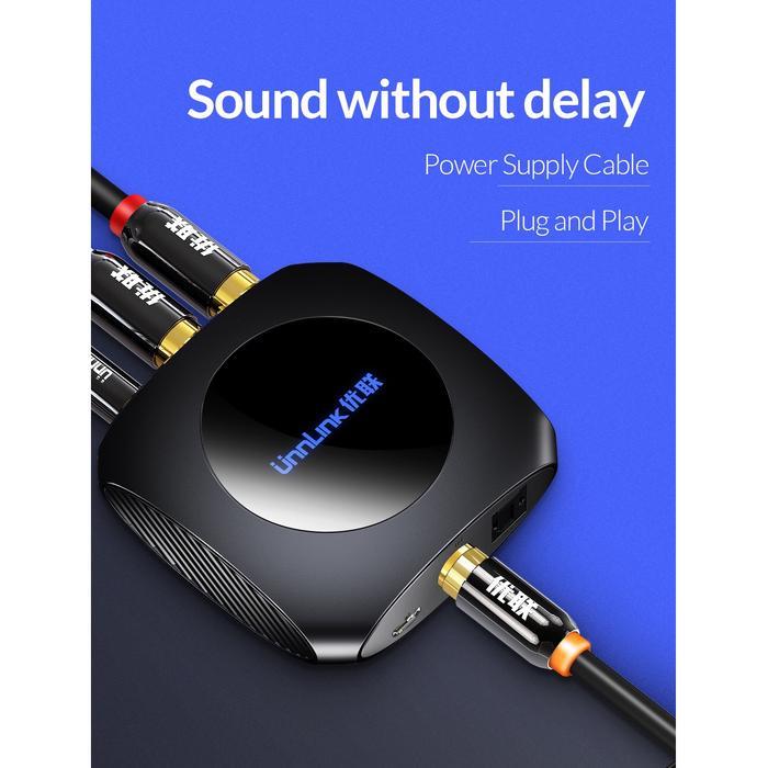 Unnlink Digital To Analog Converter Dac 24Bit 192Khz Black