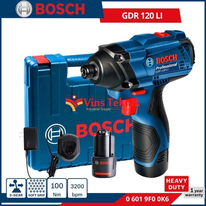 Mesin Bor Obeng Impack Driver GDR120LI BOSCH GDR 120 LI