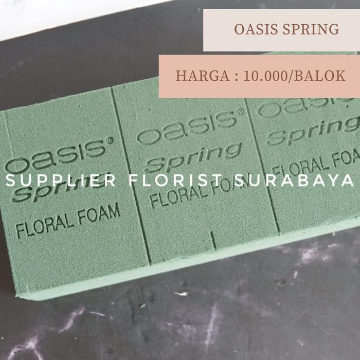 floral foam basah / oasis basah / foam bunga asli/ foam bunga oasis/oasis spring /floral foam spring