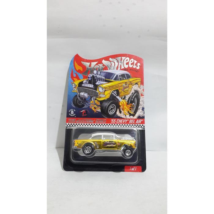 hotwheels hot RLC bel air gasser dirty blonde
