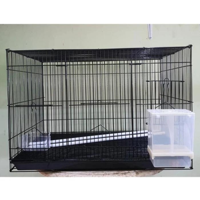 BRIDTIS- Dispenser Soliter Tempat Pakan Burung Lovebird Parkit Australia