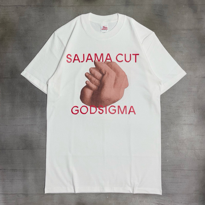 T-shirt Sajama Cut - Godsigma Putih | Original Merchandise T-Shirt Unisex (S-3XL)