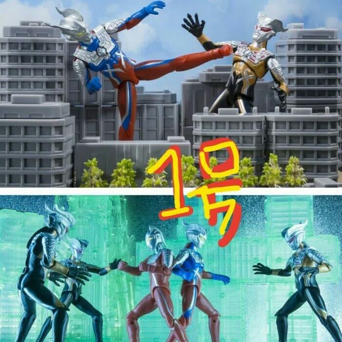 shodo stage ultraman vs 6 eighty 80 belial zero darklops set