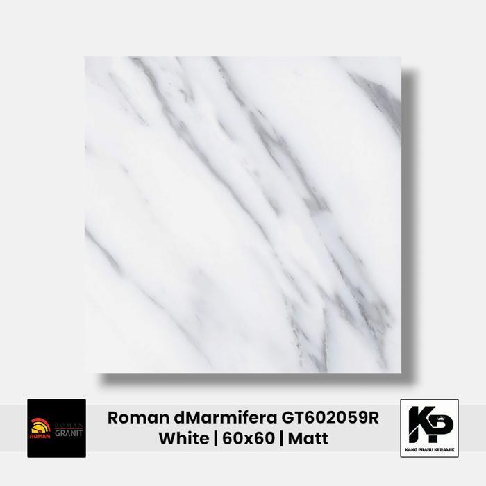 Granit ROMAN GRANIT dMarmifera GT602059R White 60x60 Cm