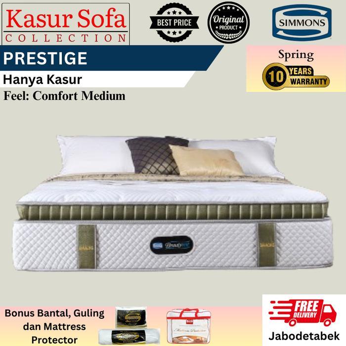 Simmons Prestige (Hanya Kasur)/Matrass/Mattress/Springbed Latex (Comfort Medium)