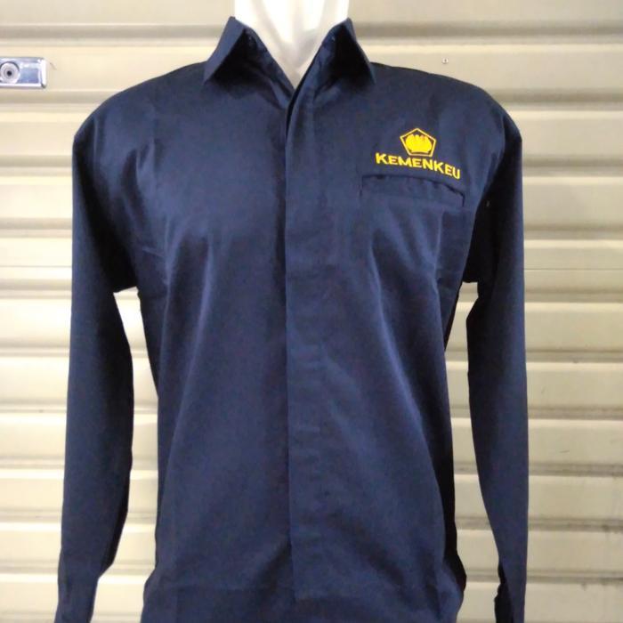 KEMEJA / SERAGAM KEMENKEU BIRU NEVY UK. XXXL