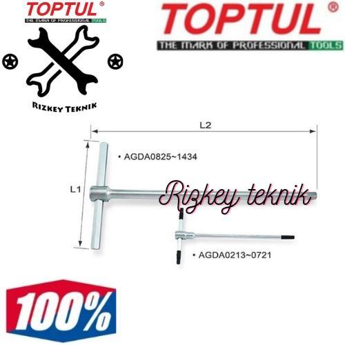 Toptul Agda 0825 Kunci L 8Mm Model T