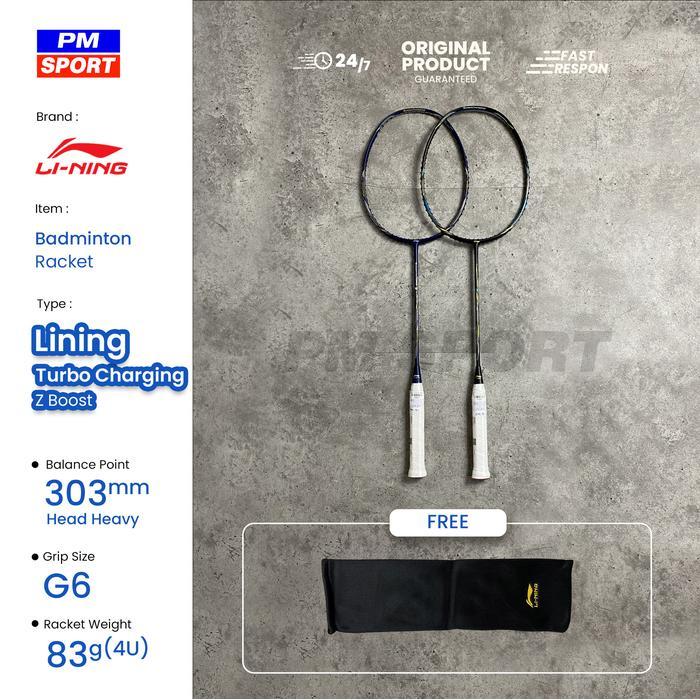 Raket Badminton / Bulutangkis Lining Turbo Charging Z Boost