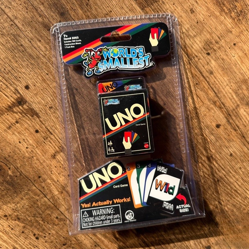 Authentic Mini Version Black Box Retro Series Uno Board Game Card Collection Toy Gifts Playable Uno