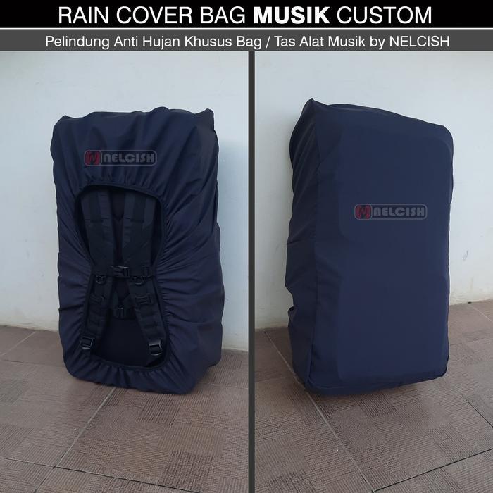 Rain Cover Bag Custom Khusus Tas Musik Pelindung Anti Hujan Nelcish