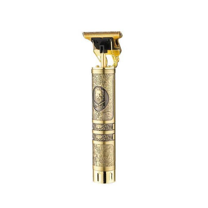 GIRLDAY- Kemei T99 Professional Hair Trimmer Kemei Metal Tube Gold 1200Mah Usb Type C Mesin