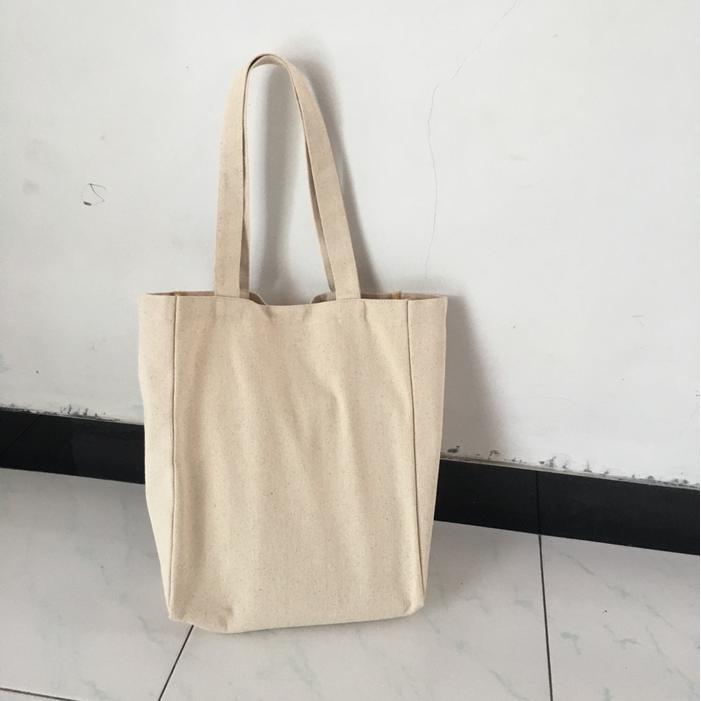 TOTEBAG KANVAS POLOS TEBAL PREMIUM TAS KANVAS MURAH TAS PROMOSI