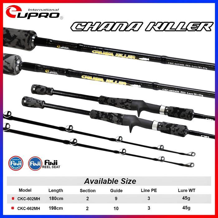 JORAN PANCING EUPRO CHANNA KILLER CKC 602MH-662MH BAITCASTING ROD