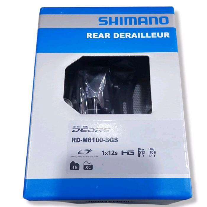 Shimano Deore Rd-M6100-Sgs 1X12-Speed 51T Long Cage Rear Derailleur Sepeda Mtb