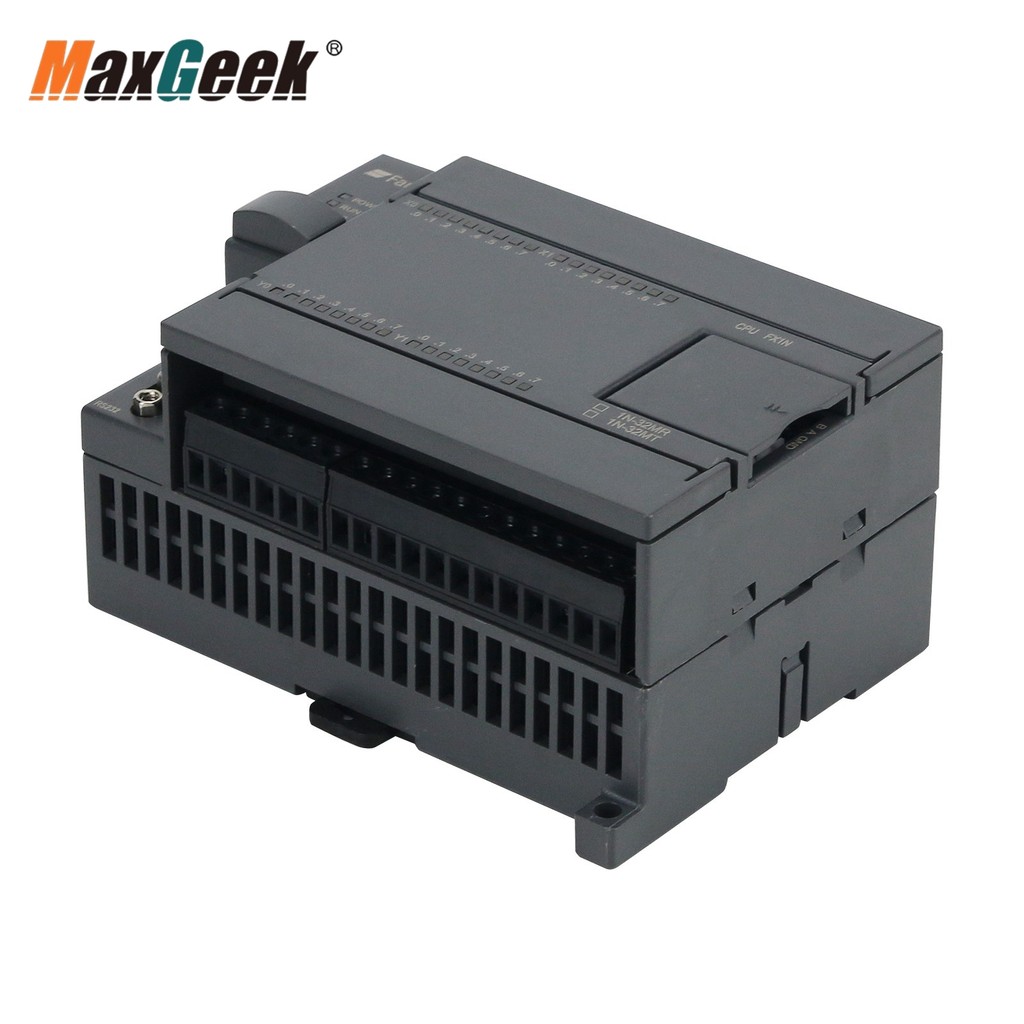 Maxgeek Plc Industrial Control Board Dc24V Fx1N 32Mr 24Mr Dc24V 6W 16 Input 16 Output Baud Rate 9600