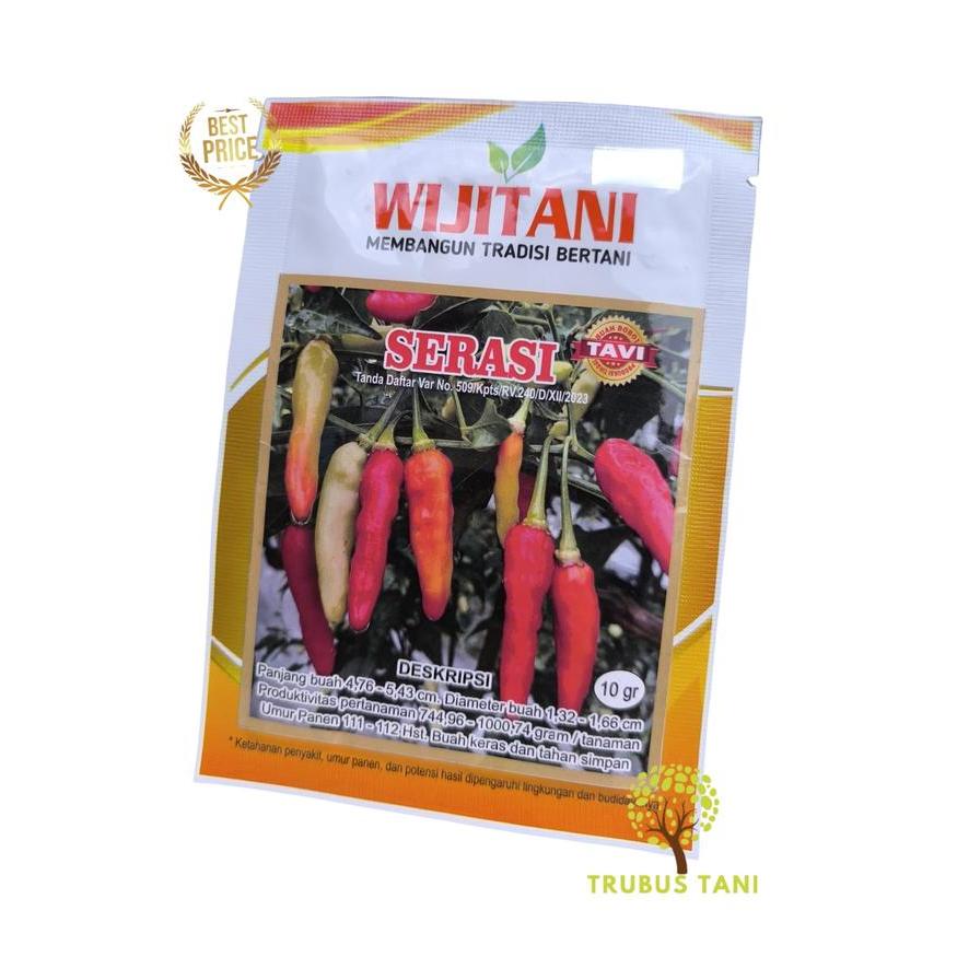 WIJITANI Benih Cabai Rawit SERASI oleh WIJITANI untuk Pertanian Lezat dan Berkualitas Mudah Ditanam