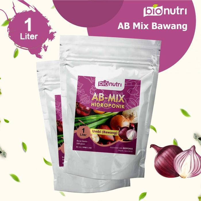 Pupuk Nutrisi AB Mix Hidroponik Umbi Bawang 1 Liter (BioNutri)
