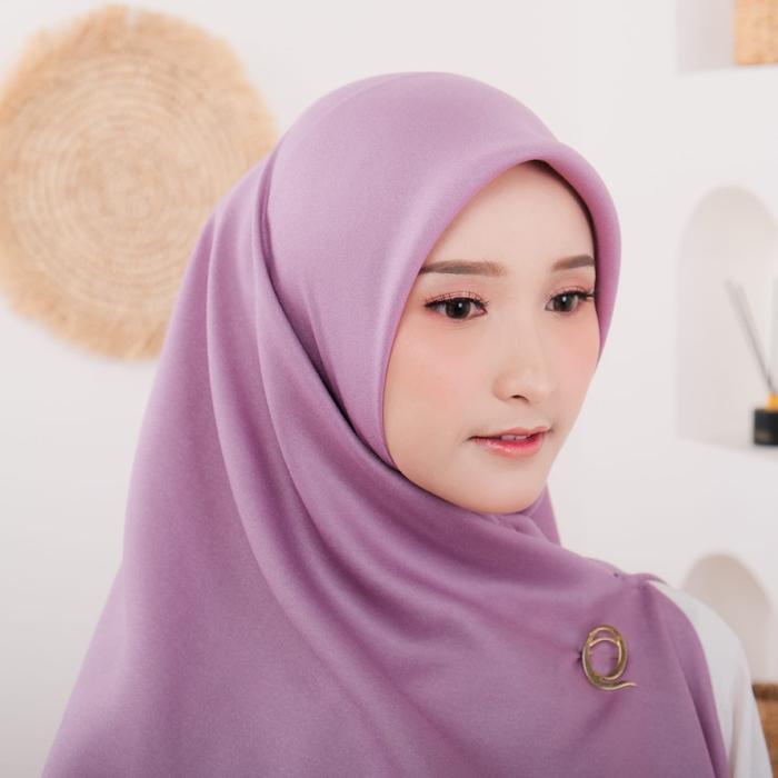 dowg- Hijab Kerudung Segi Empat Shinar Glamour Square Muslim Wanita - Elzahra Official -