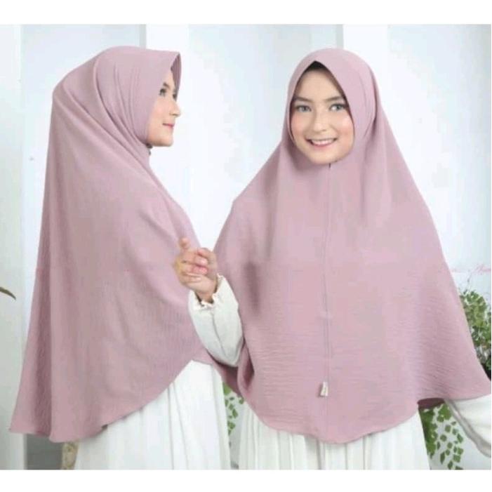 dowg- Hijab Syari /Hijab Crinkle/Bergo Crinkle Airflow Xl