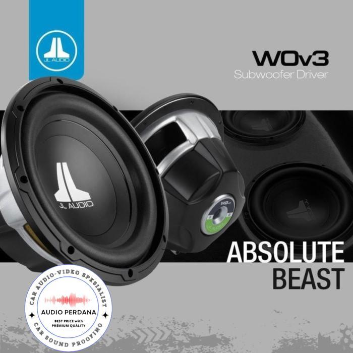 SUBWOOFER JL AUDIO 12W0v3-4 / 12 W0 v3-4 / 4 OHM - GARANSI RESMI