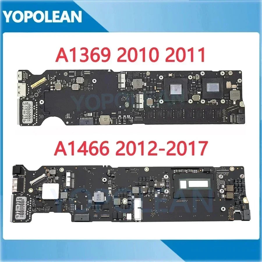 Original A1466 Motherboard For Macbook Air 13" A1369 A1466 Logic Board I5 I7 2010 2011 2012 2013