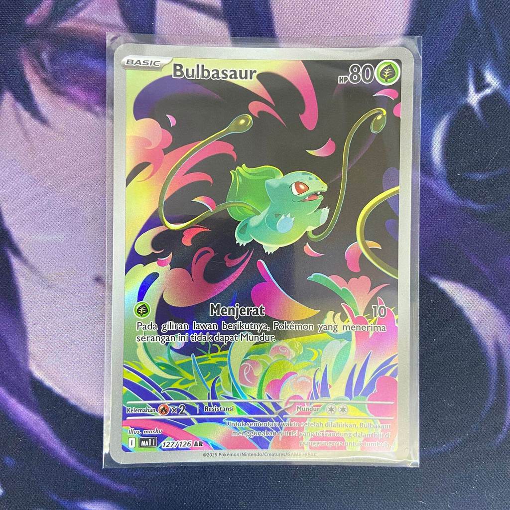 pokemon (ID) bulbasaur - MA1 127/126 - AR