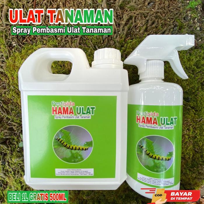 PESTISIDA Spray Pembasmi Hama Ulat Tanaman Ulat Bulu 1L+500ML
