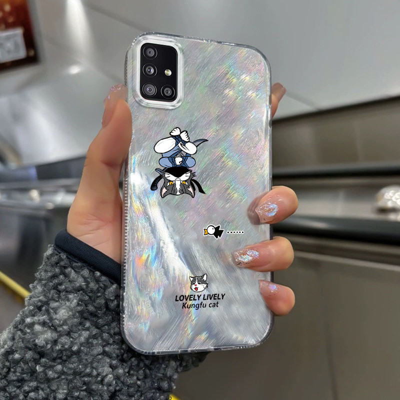 Casing Hp Samsung Galaxy A51 M40s Case Casing HP Softcase ponsel silikon tahan jatuh transparan riak