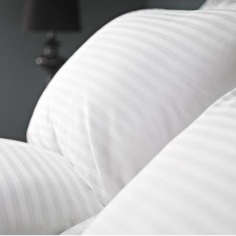 Hotel Pillow Case Damask Stripe 3Cm