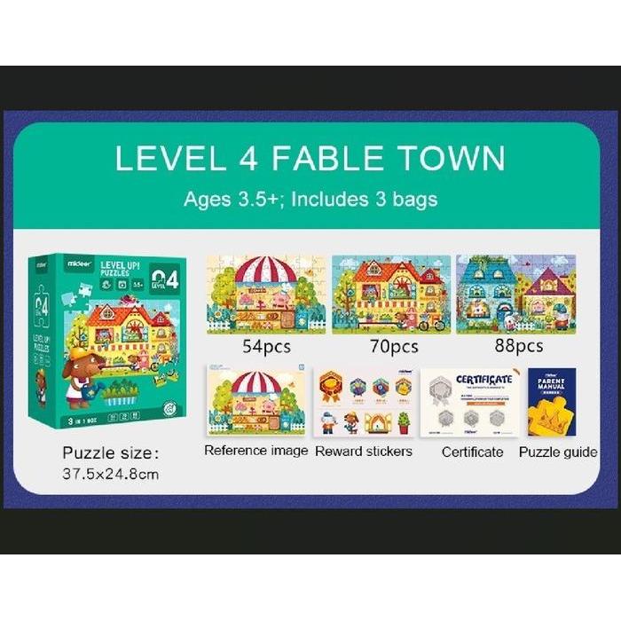 Mideer Artist Level Up Puzzle Level 4 - Mainan Edukasi Anak