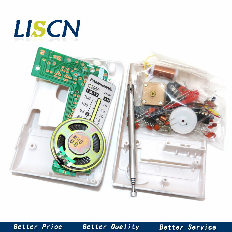 1Set Am / Fm Stereo Am Radio Kit / Diy Cf210Sp Electronic Production Suite