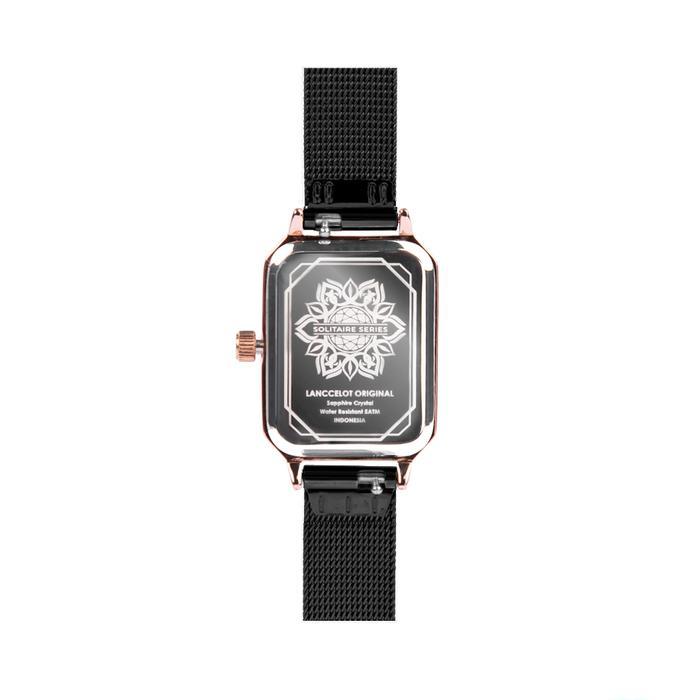 JAM TANGAN LANCCELOT SOLITAIRE OF OBSIDIAN WANITA