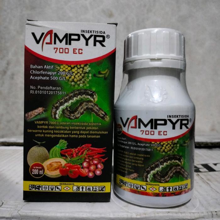 Insektisida Vampyr / pamvir 700EC 200 Ml Pembasmi Hama Ulat Tanaman Bawang Kubis Dan Sawi