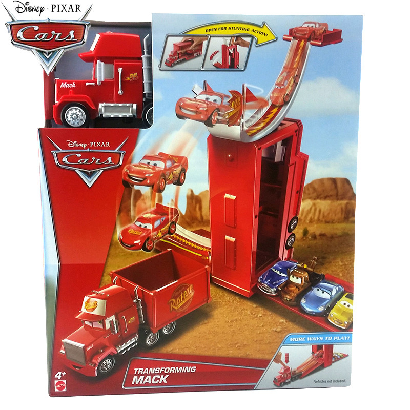 Disney Pixar Cars 3 Gift Mack Container Truck Car Transforming Racing Track Diecast Educational Toys