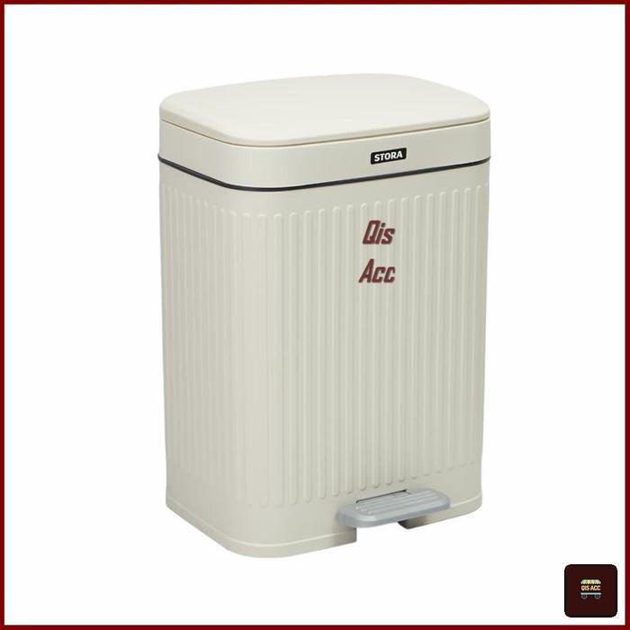 STORA Doric Tempat Sampah Injak Plastik PP Softclose 12 Ltr