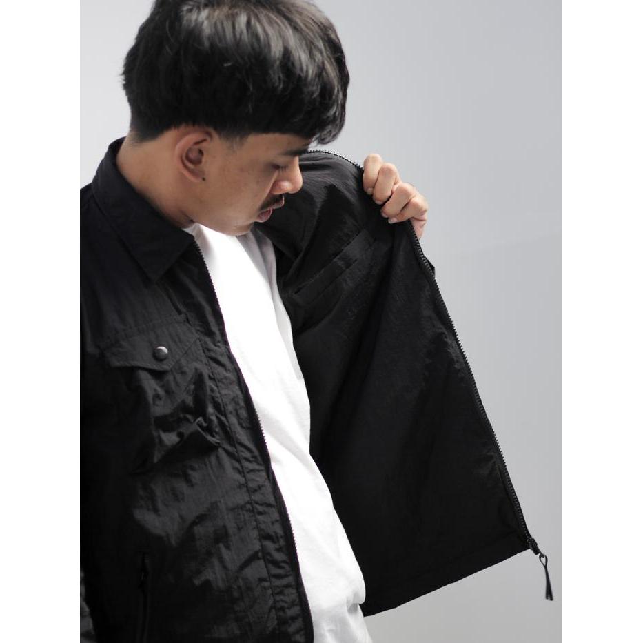 Troublemaker Overshirt Jacket - Cambridge Black
