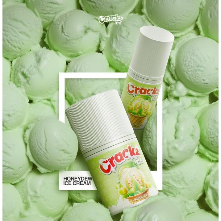 CRACKZ ICE HONEYDEW ICE CREAM FREEBASE 60ML BY TETRA LIQUID