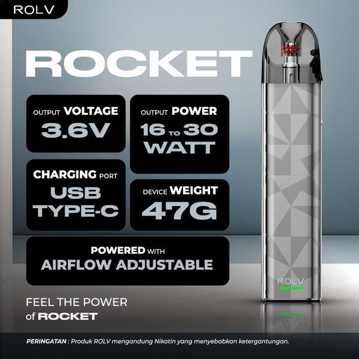 ROLV ROCKET POD KIT 30W 1000MAH AUTHENTIC 100%