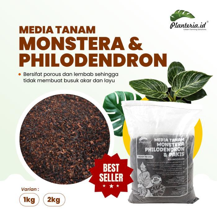 PROMO Media Tanam Monstera Media Tanam Organik Khusus Monstera 1 Kg Tanah Tanaman Alami