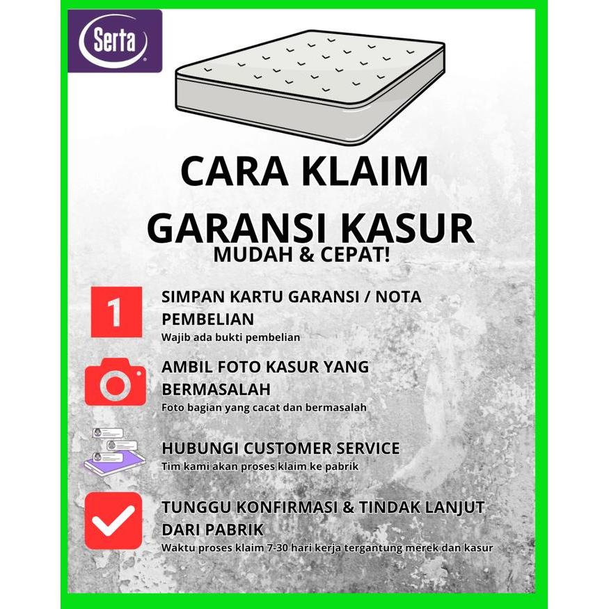Serta Kasur Springbed Rearge - Pocket Spring - Hanya Kasur - 120X200