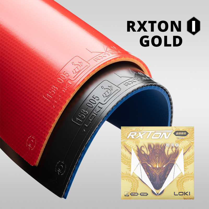 Loki Rxton 1 Gold Version Table Tennis Rubber Golden Rxton-1 Allround Spin Control Ping Pong Sponge